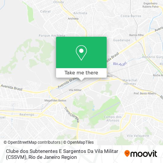 Clube dos Subtenentes E Sargentos Da Vila Militar (CSSVM) map