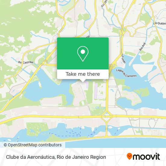 Clube da Aeronáutica map