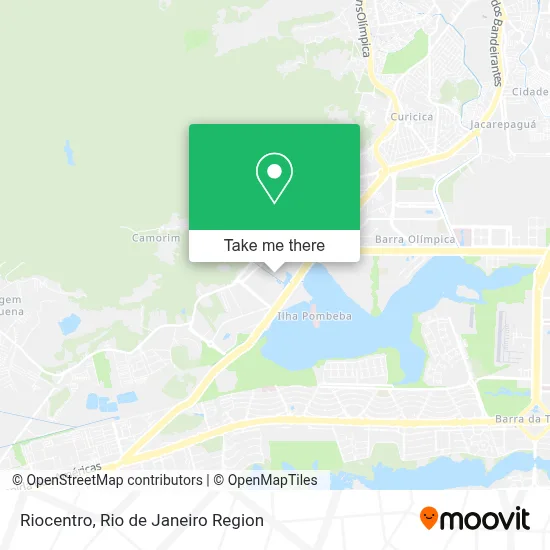 Riocentro map
