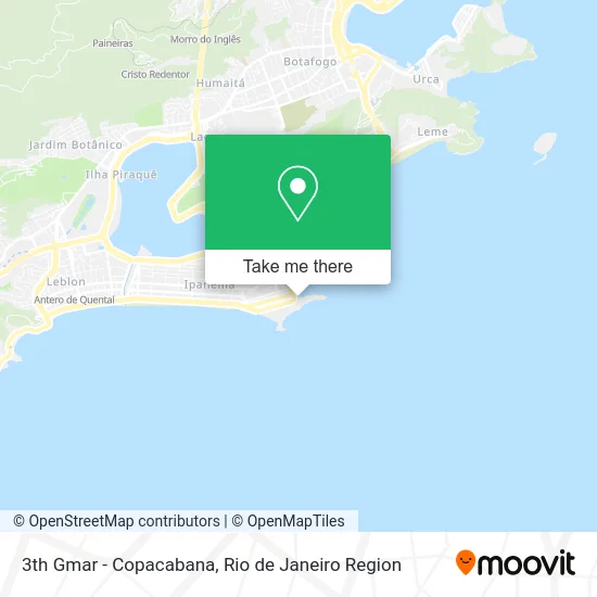 3th Gmar - Copacabana map