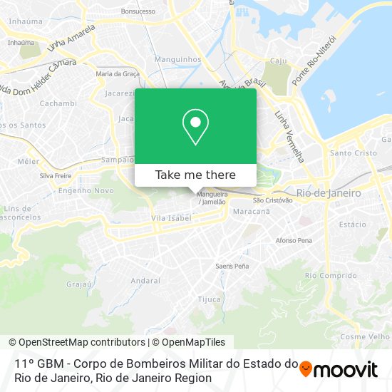 11º GBM - Corpo de Bombeiros Militar do Estado do Rio de Janeiro map