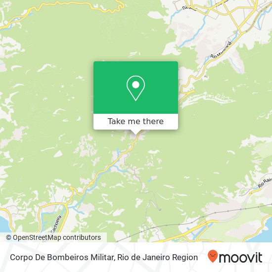 Corpo De Bombeiros Militar map