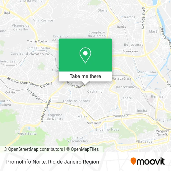 PromoInfo Norte map