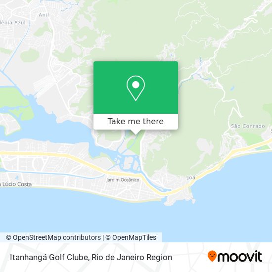 Itanhangá Golf Clube map