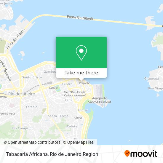 Tabacaria Africana map