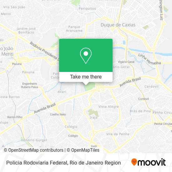 Policia Rodoviaria Federal map