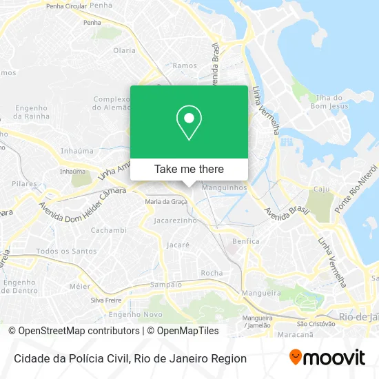 Cidade da Polícia Civil map