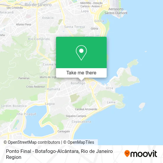 Ponto Final - Botafogo-Alcântara map