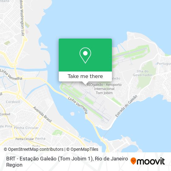 BRT - Estação Galeão (Tom Jobim 1) map