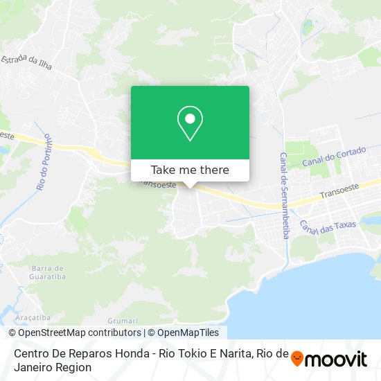 Centro De Reparos Honda - Rio Tokio E Narita map