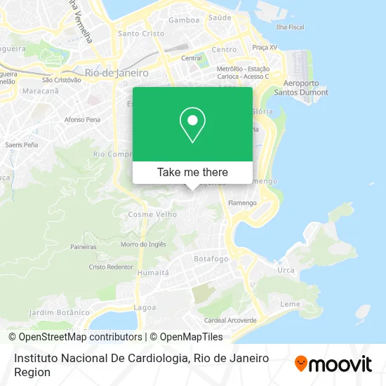 Instituto Nacional De Cardiologia map