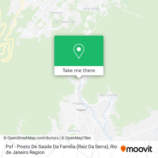 Psf - Posto De Saúde Da Família (Raiz Da Serra) map