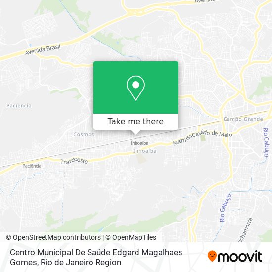 Centro Municipal De Saúde Edgard Magalhaes Gomes map