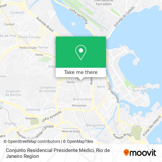 Conjunto Residencial Presidente Médici map