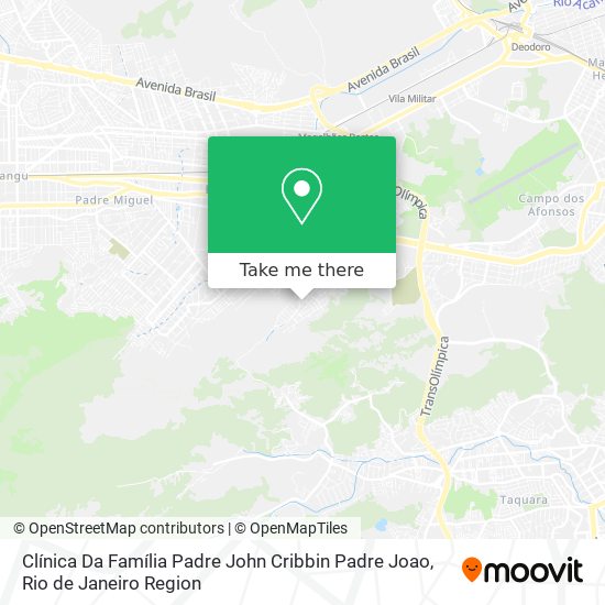 Mapa Clínica Da Família Padre John Cribbin Padre Joao