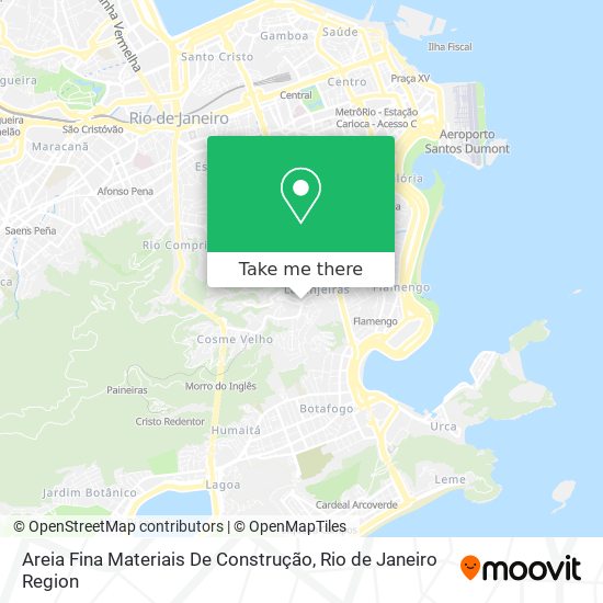 Areia Fina Materiais De Construção map