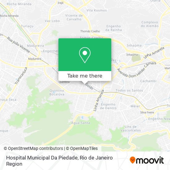 Hospital Municipal Da Piedade map