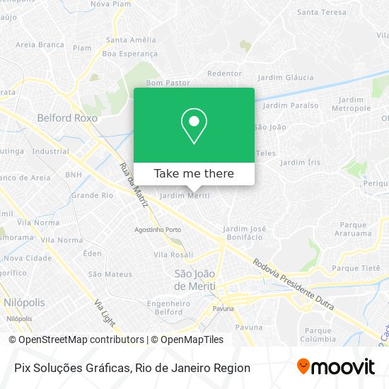 Pix Soluções Gráficas map