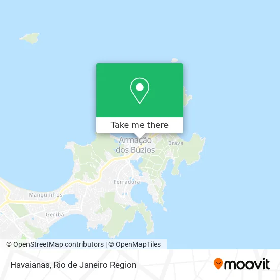 Havaianas map