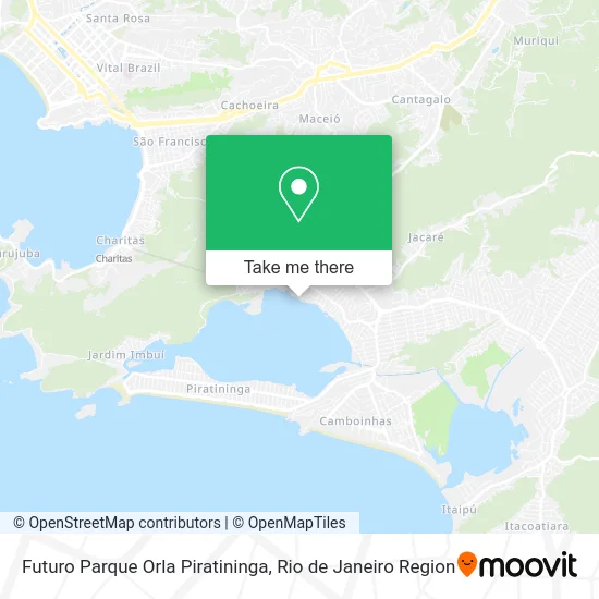 Futuro Parque Orla Piratininga map