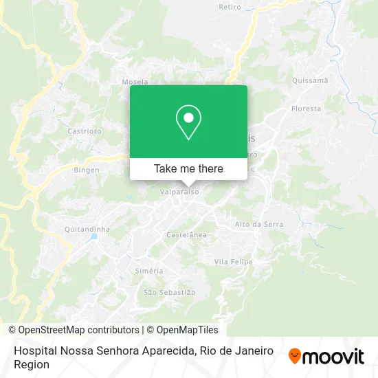 Hospital Nossa Senhora Aparecida map