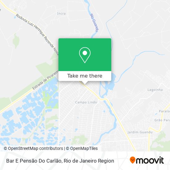Bar E Pensão Do Carlão map