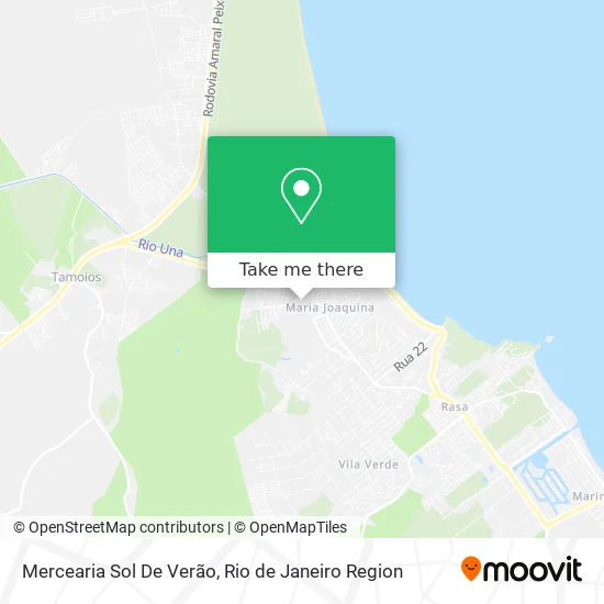 Mercearia Sol De Verão map