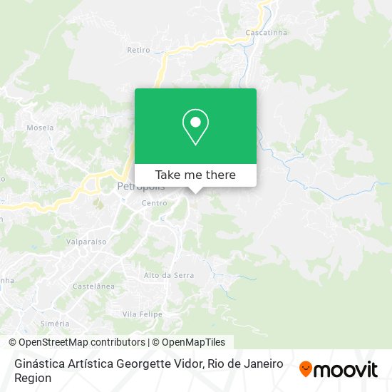 Ginástica Artística Georgette Vidor map