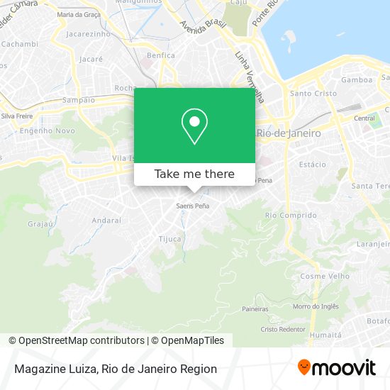 Magazine Luiza map