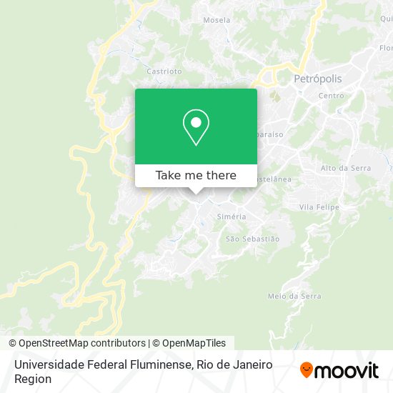 Mapa Universidade Federal Fluminense