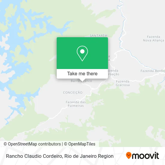 Rancho Claudio Cordeiro map