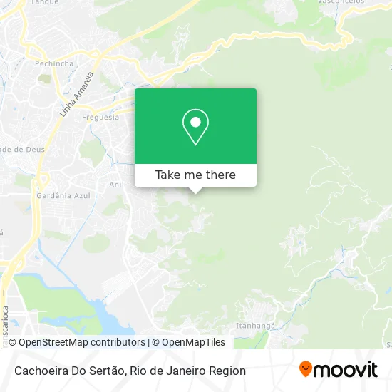 Cachoeira Do Sertão map