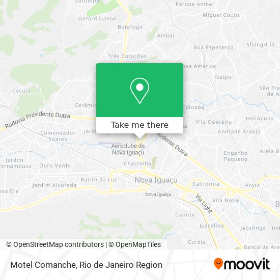 Mapa Motel Comanche