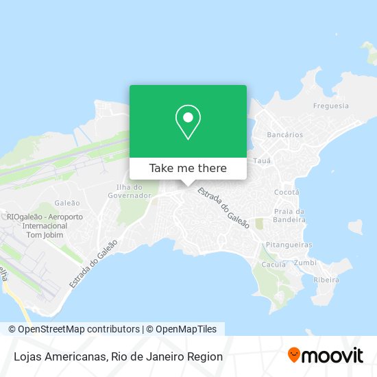 Lojas Americanas map