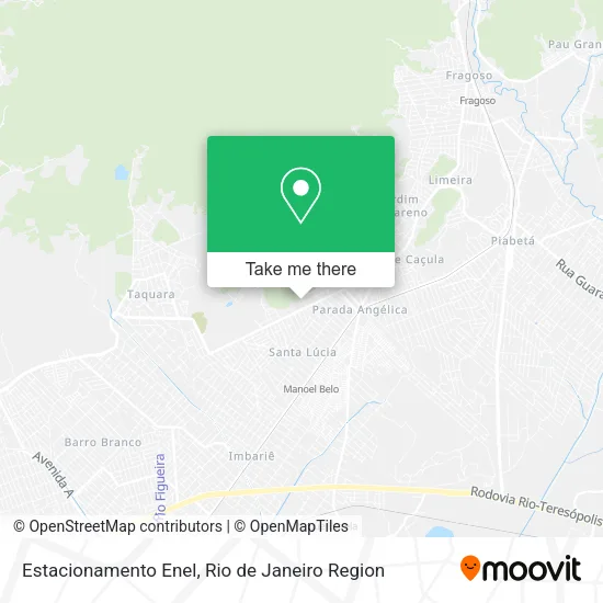 Estacionamento Enel map