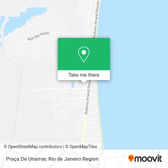 Praça De Unamar map