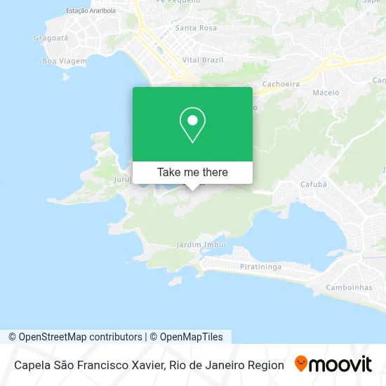 Capela São Francisco Xavier map