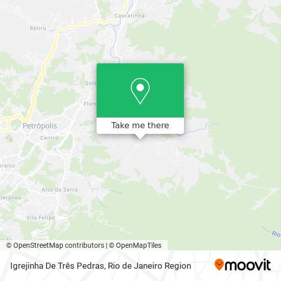 Igrejinha De Três Pedras map