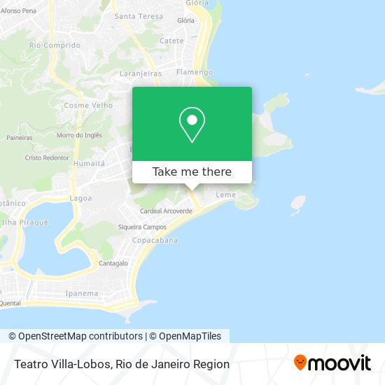 Teatro Villa-Lobos map
