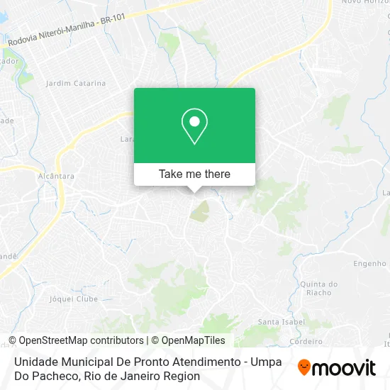 Unidade Municipal De Pronto Atendimento - Umpa Do Pacheco map