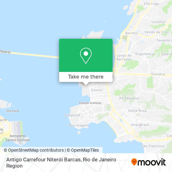 Antigo Carrefour Niterói Barcas map