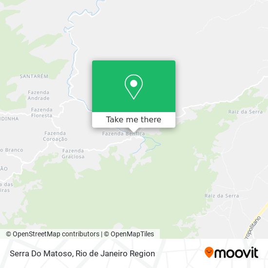 Mapa Serra Do Matoso