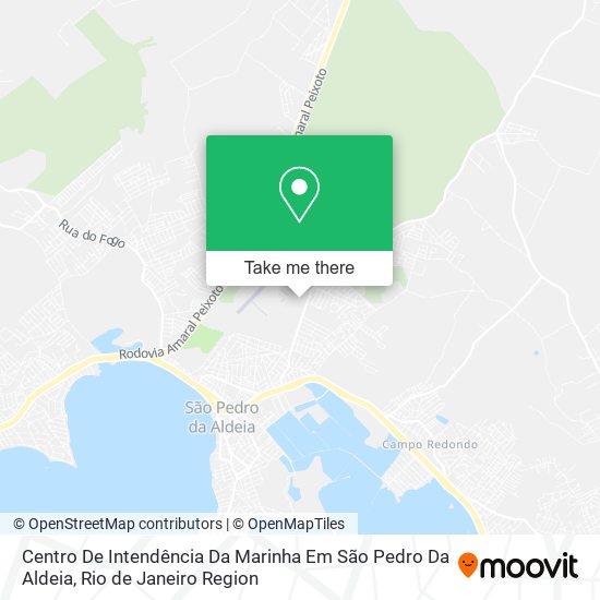 Mapa Centro De Intendência Da Marinha Em São Pedro Da Aldeia