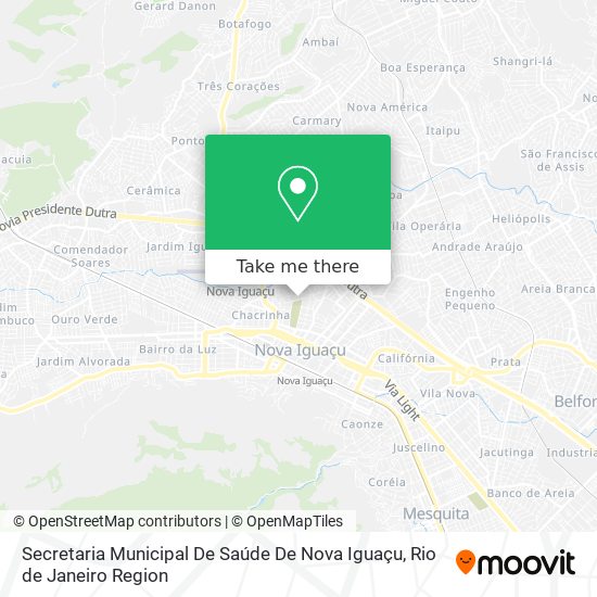 Secretaria Municipal De Saúde De Nova Iguaçu map