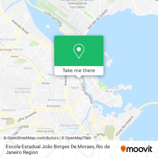 Mapa Escola Estadual João Borges De Moraes