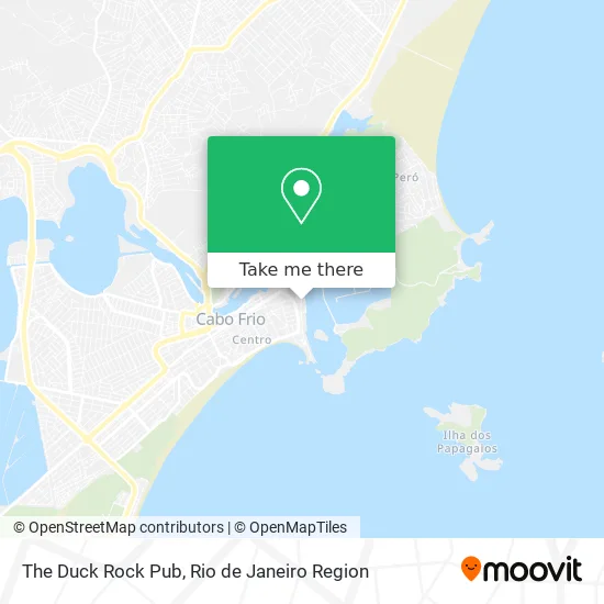 The Duck Rock Pub map