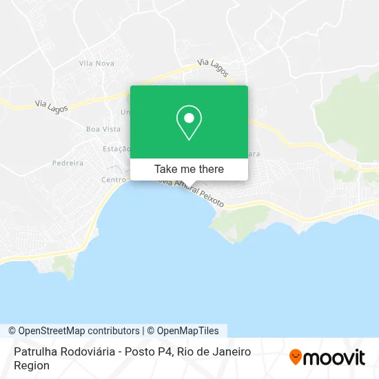 Patrulha Rodoviária - Posto P4 map