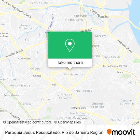 Paróquia Jesus Ressucitado map