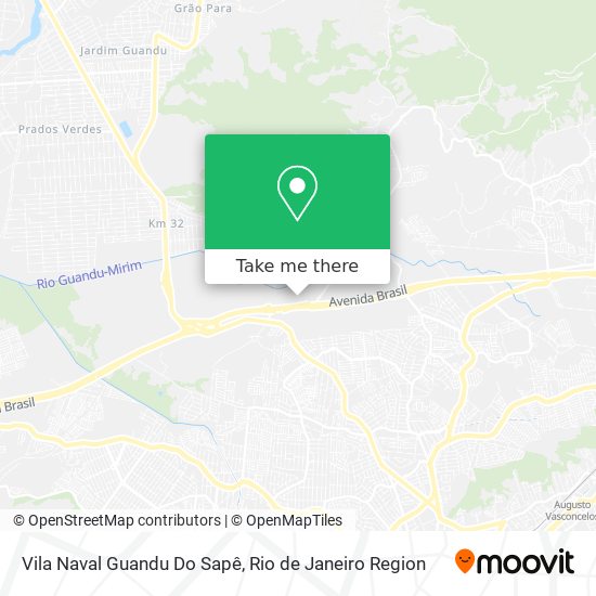 Vila Naval Guandu Do Sapê map