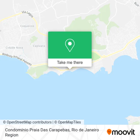 Condomínio Praia Das Carapebas map
